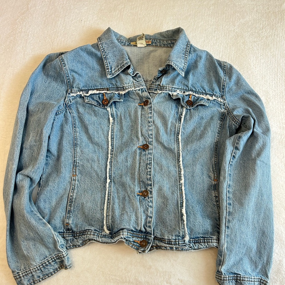 Stamp 10 Light Blue Denim Jacket